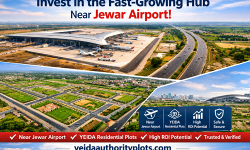yeida residental plots near Jewar Airport with Yamuna Expressway development